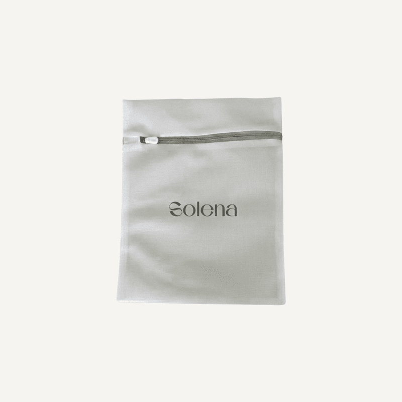 Bolsa de lavandería de seda y satén