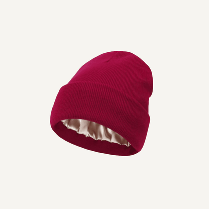 Gorro con forro de satén
