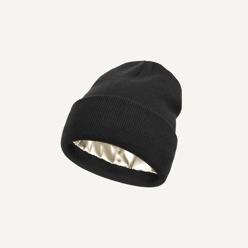 Gorro con forro de satén
