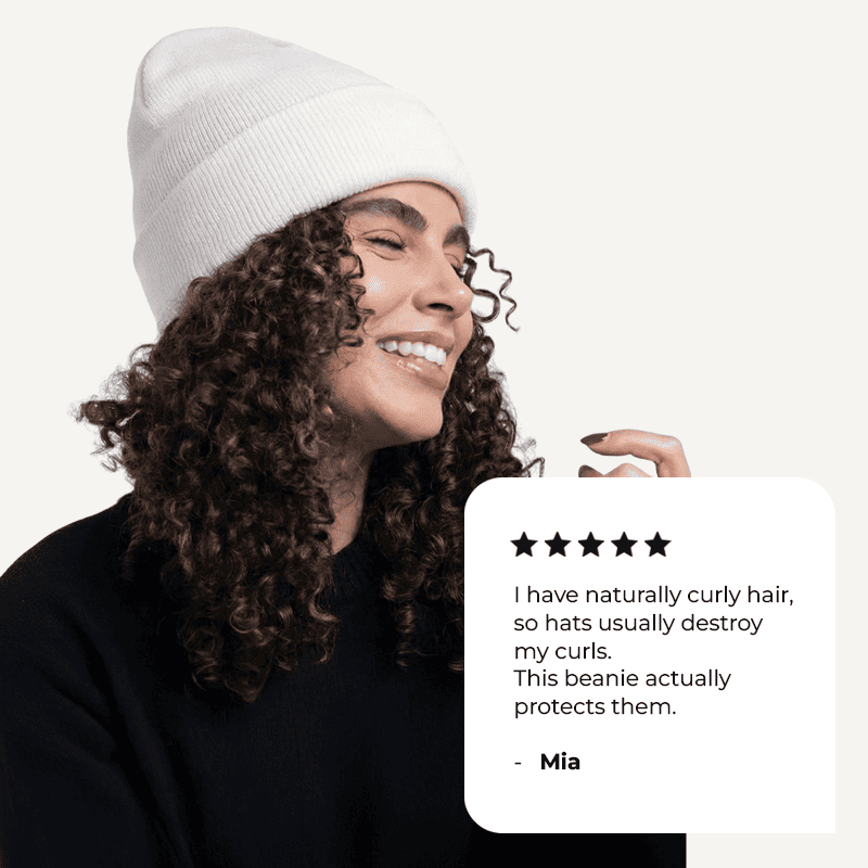 Gorro con forro de satén