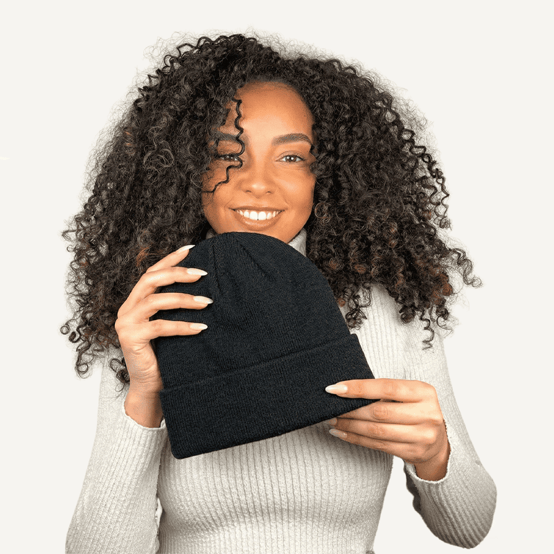 Gorro con forro de satén